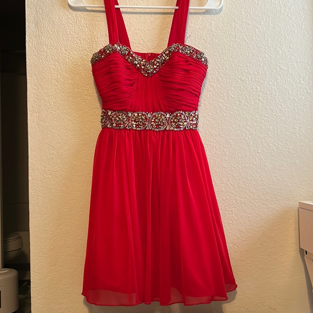 Red Formal Homecoming Dress